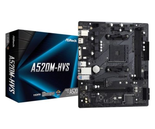 Asrock AMD AM4 A520M-HVS