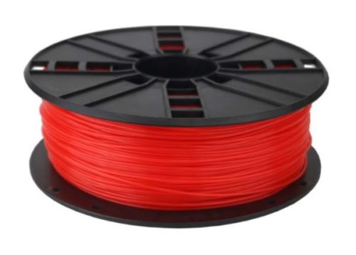 Gembird PLA filament for 3D printer, Fluorescent Red, 1.75 mm, 1 kg
