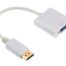 Gembird DisplayPort to VGA adapter cable, white