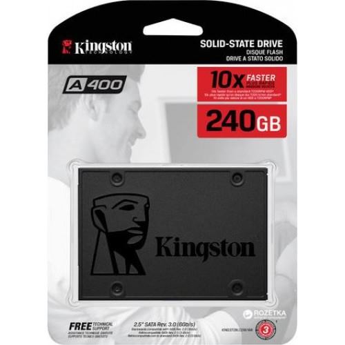 Kingston 240 GB 2,5" SSD, A400, SATA