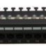 Masterlan patch panel 19" 24xRJ45, Cat6, 1U, with tie bar, black