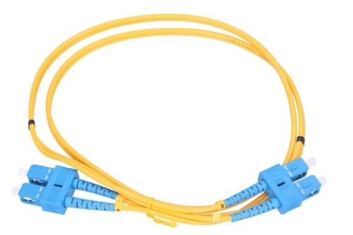 NFO Patch cord, SC UPC-SC UPC, Singlemode 9 125, G.652D, Duplex, 5m