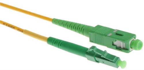 NFO Patch cord, LC APC-SC APC, Singlemode 9 125, G.657A2, Simplex, 3m