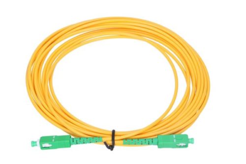 NFO Patch cord, SC APC-SC APC, Singlemode 9 125, G.657A2, Simplex, 20m