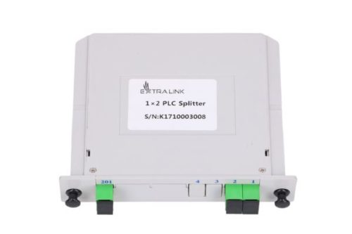 NFO Fiber Optic PLC Splitter, 1:2, Slot Type, SM, SC APC
