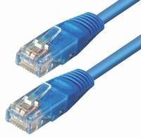 NaviaTec Cat5e UTP Patch Cable 0,25m blue
