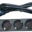 NaviaTec PDU (Power Distribution Unit) sa 4x Schuko priključaka, kabel Schuko, 10"