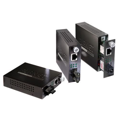 Planet 100Mbps RJ45 to 100Base-FX (ST, MM)-2km Smart Media Converter