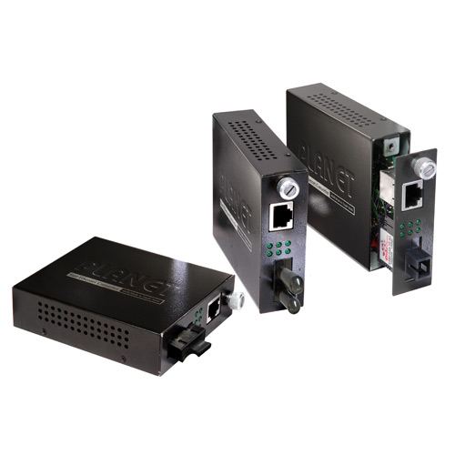 Planet 100Mbps RJ45 to 100Base-FX (SC, MM)-2km Smart Media Converter