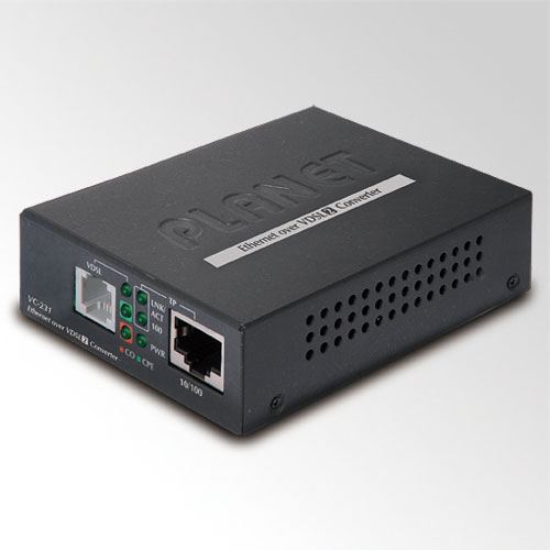 Planet 10 100 Mbps Ethernet to VDSL2 Converter - 30a profile