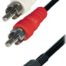 Transmedia Cable 2x RCA-plug - 3,5 mm stereo plug, 5m