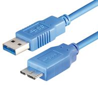 Transmedia USB 3.0 type A plug - Micro USB type B plug, 5,0 m