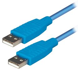 Transmedia USB 2,0 A to A, 5m, Blue