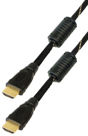 Transmedia HDMI-cable 19pin, gold plated, 2m