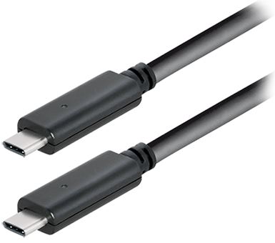 Transmedia USB3.1 type C plug - USB type C plug 2,0m