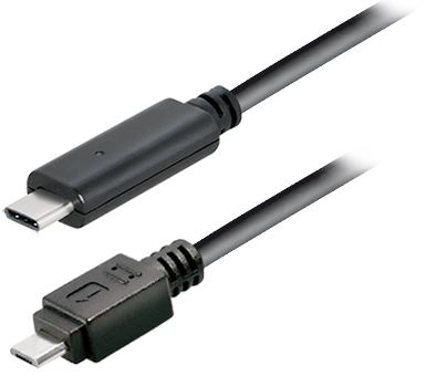 Transmedia USB type C plug - USB 2.0 type B Micro B plug, 2,0 m