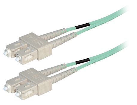 Transmedia Fibre optic MM OM4 Duplex Patch cable SC-SC 20m