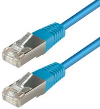 Transmedia FTP Cat.5e Kabel 10M, blue