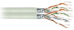 Transmedia Duplex S-FTP Cable, CAT5e beige, on spool, 100 m