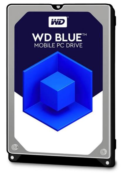 Western Digital 2 TB 2,5" HDD, 5400 RPM, WD Blue, 128MB, 7mm