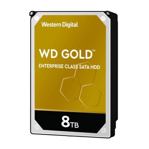 Western Digital 8 TB 3,5" HDD, Gold, 7200 RPM, 256MB