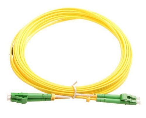 NFO Patch cord, LC APC-LC APC, Singlemode 9 125, G.657A2, Duplex, 10m