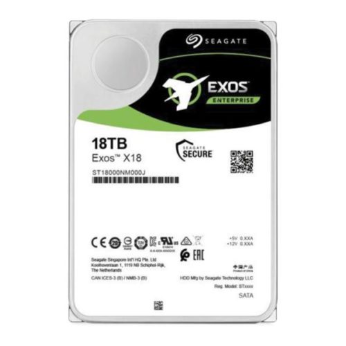 Seagate 18 TB 3,5" HDD, Exos X, 7200 RPM , 256MB