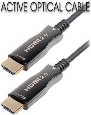 Transmedia Active Optical HDMI 2.0 cable, 20m