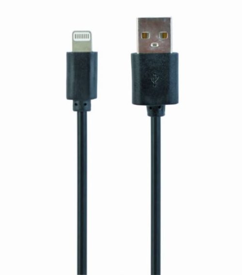 Gembird USB to 8 pin Lightning sync and charging cable, black, 3 m