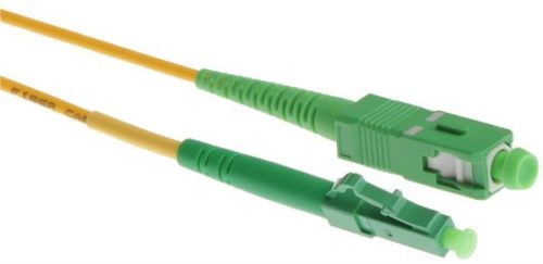 NFO Patch cord, LC APC-SC APC, Singlemode 9 125, G.657A2, Simplex, 1m