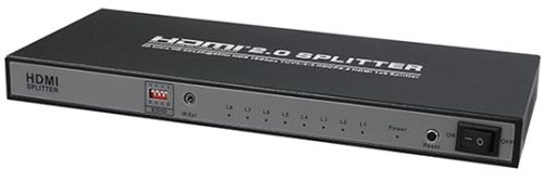 Transmedia 4K HDMI 2.0 Splitter, 1 input, 8 output