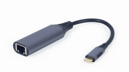 Gembird USB type-C Gigabit network adapter, space grey