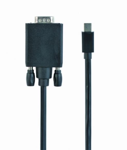 Gembird Mini DisplayPort to VGA adapter cable, black, 1.8m
