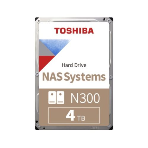 Toshiba 4 TB 3,5" HDD, 7200rpm, NAS Gold, 256MB