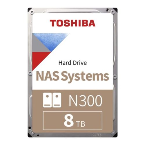 Toshiba 8 TB 3,5" HDD, 7200rpm, NAS Gold, 256MB