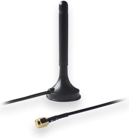 Teltonika WiFi Outdoor Magnetic RP-SMA Antenna, 1.5 m Cable, 2dBi gain