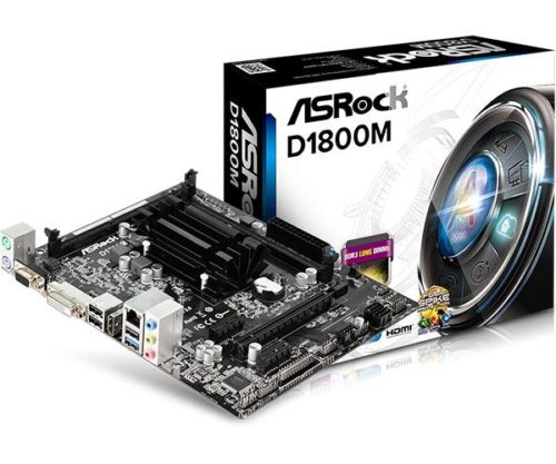 Asrock Intel CPU onboard MB D1800M