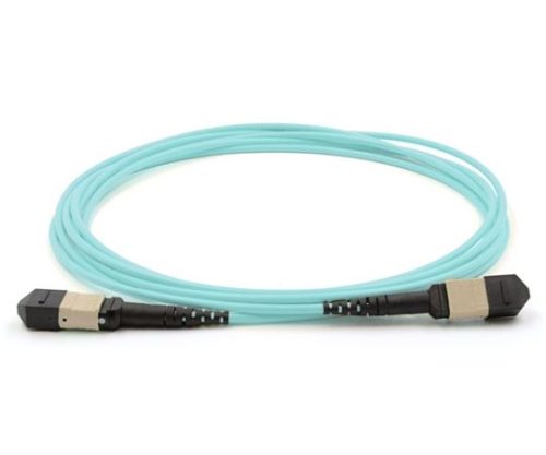 NFO Patch cord, MTP-12 (Female) to MTP-12 (Female) OM4 Multimode, 12 Fibers, Type B, 3m