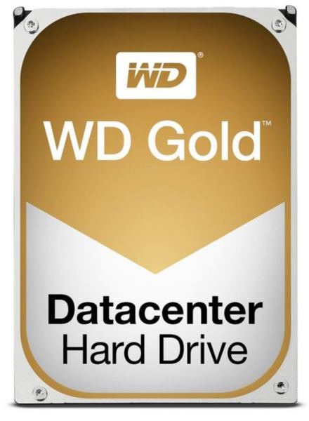 Western Digital 4 TB 3,5" HDD, Gold, 7200 RPM, 256MB