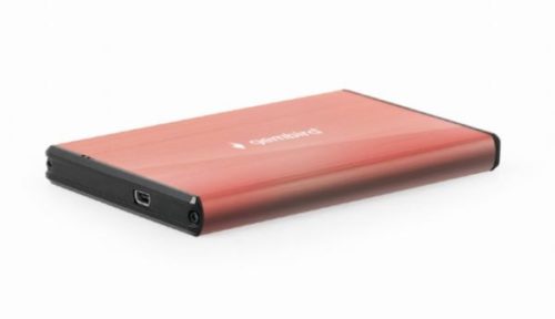 Gembird USB 3.0 2.5'' enclosure, brushed aluminum, pink