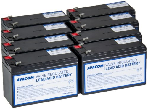 Avacom baterijski kit za APC RBC105 (8 bater.)