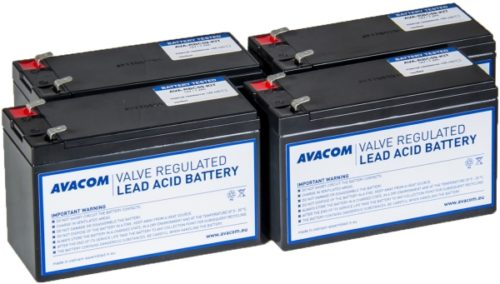 Avacom baterijski kit za APC RBC59, 4 baterije