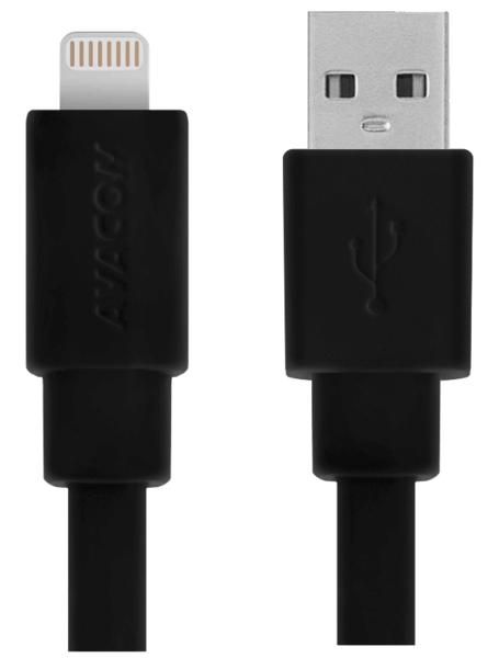 Avacom kabel MFI-120K, USB-Lightning, 120mm, crni