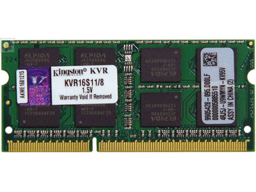 Kingston SODIMM DDR3 8GB,1600MHz