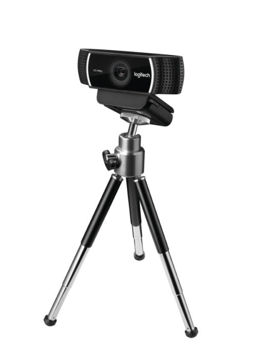 Logitech C922 HD web kamera, stream, 1080p, tripod