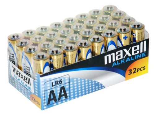 Maxell alkalne baterija LR-6/AA, 32 komada