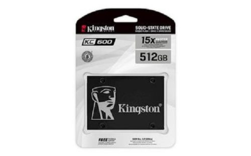 Kingston SSD KC600, R550/W520,512GB, 7mm, 2.5"