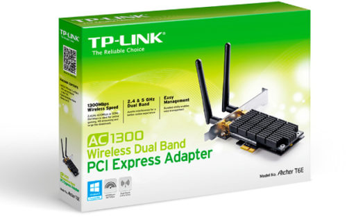 TP-Link Archer T6E, WLAN Dual Band Wireless PCI