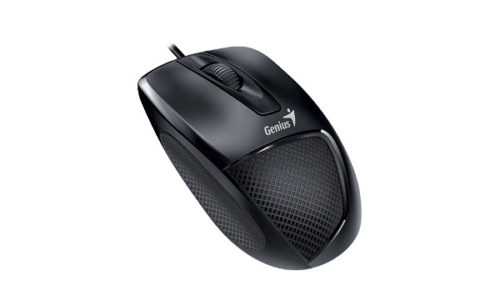 Genius DX-150X, ergonomski miš, USB, 1000dpi, crni