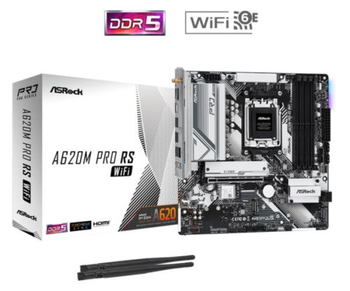 Asrock AMD AM5 A620M PRO RS WIFI